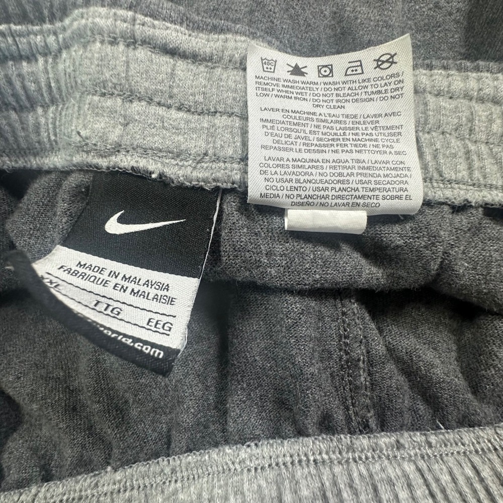 Nike Men's Charcoal Gray Sweatpants Joggers Athletic Comfy Lounge Wide Leg XXL - Picture 5 of 11